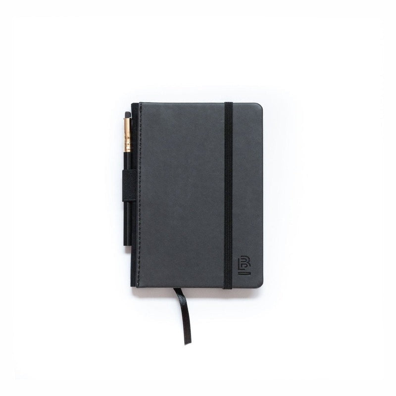 Slate A6 Notebook and Pencil Black - Plain