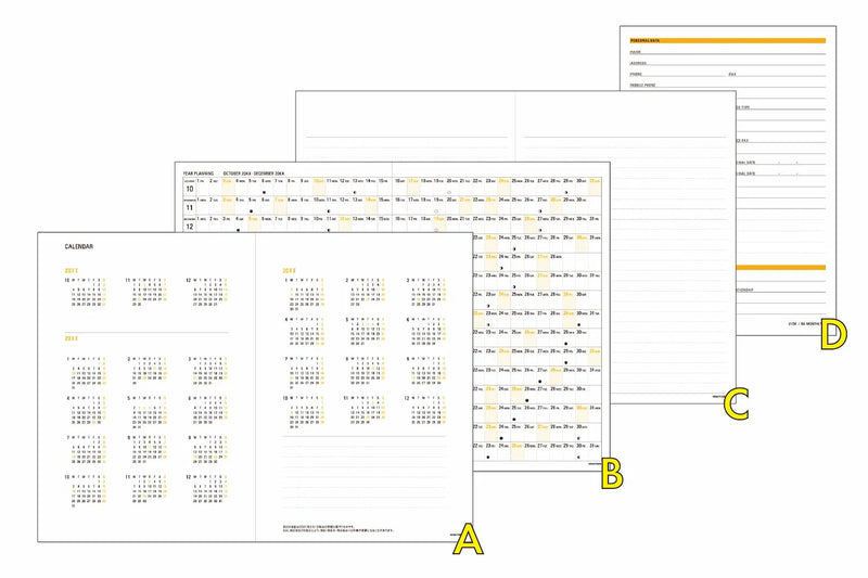 Hightide 2025 Storage Weekly + Monthly Planner (B6)