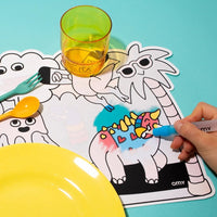 Magic Water Colouring Placemats - Dinos