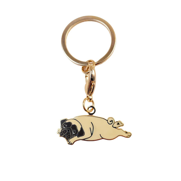 Cou Cou Suzette - Pug Keyring