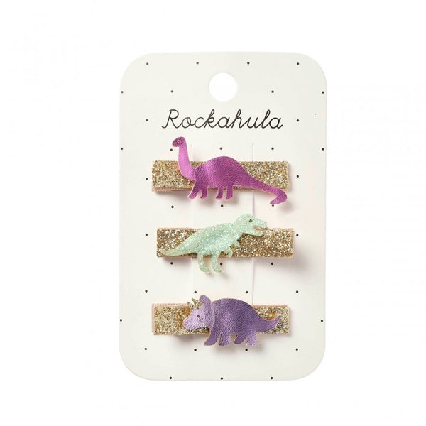 Shimmer Dinosaur Bar Clips