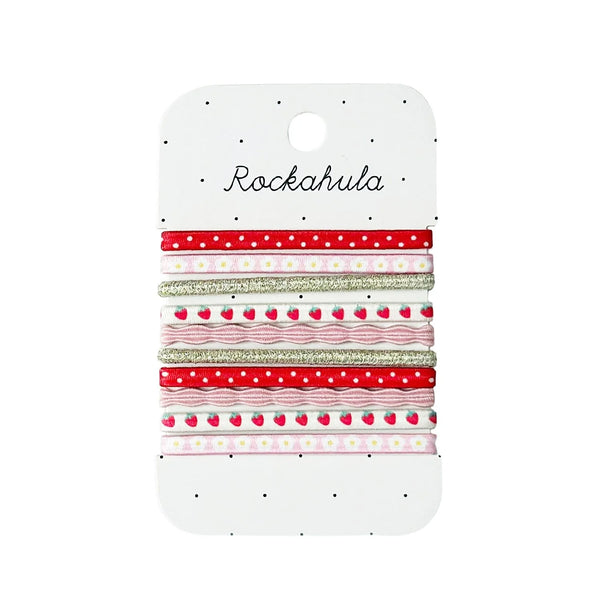 Strawberry Fair Elastic Headband Pack