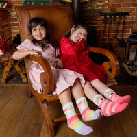 Rainbow Unicorn Cosy Slipper Socks
