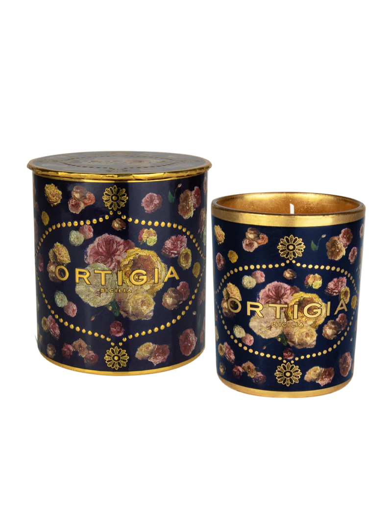 Rose Antiche Decorated Candle