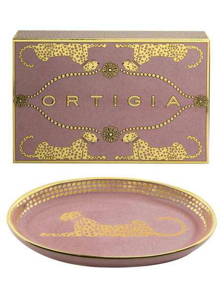 Spotty Pink Oval Dish