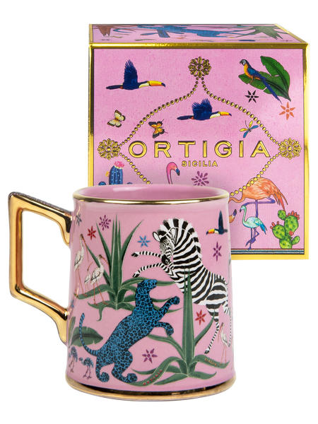 ORTIGIA - Ceramic Tazza - Jungle Pink