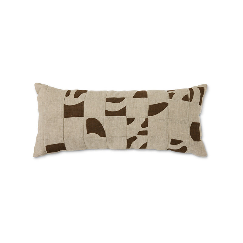 Natural Patched Cushion