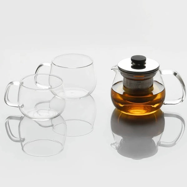 Kinto - UNITEA Teapot Set - Stainless Steel - 500 ml