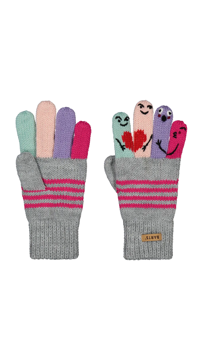 Puppet Gloves - Heather Grey