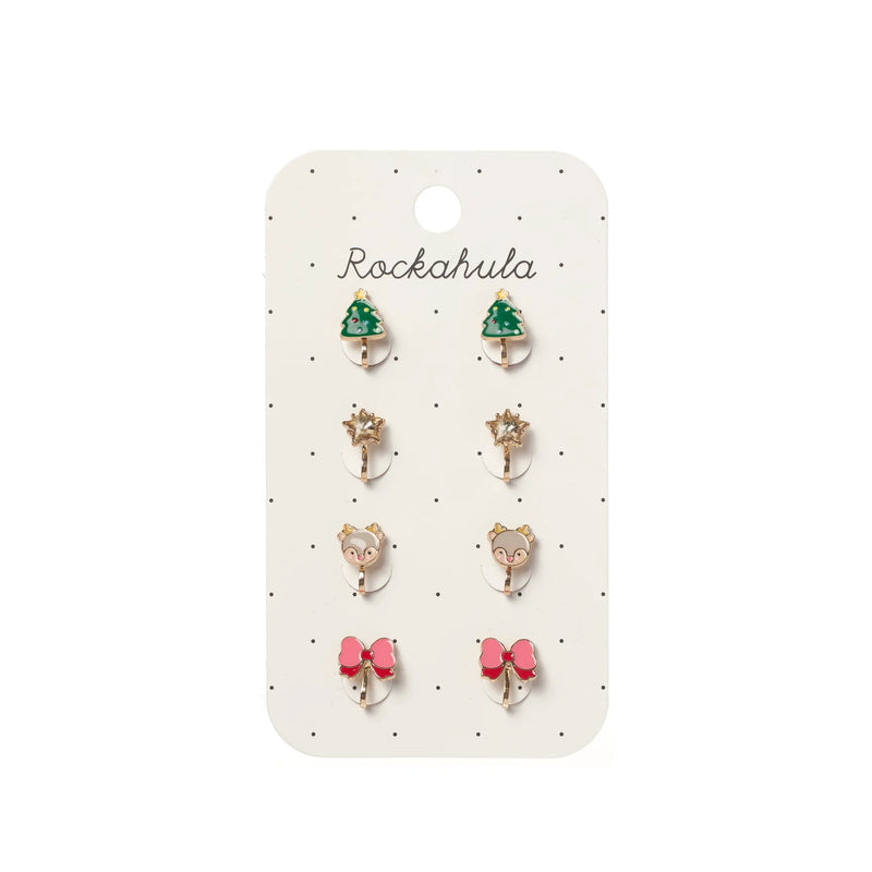 Jolly Christmas Clip On Earrings