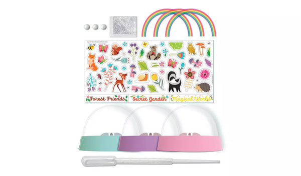 Glitter Rainbow Snow Domes Kit