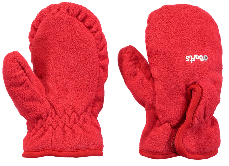 Fleece Mitts Infants - Red