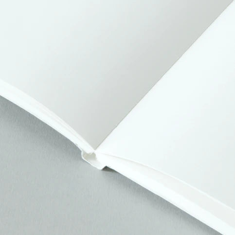 Limited Edition - A6 Pocket Layflat Notebook Plain Pages - Enid print Turquoise/Red