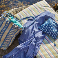 Madam Stoltz - Handwoven Striped Bag