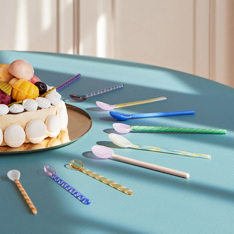 Glass Spoons Set of 2