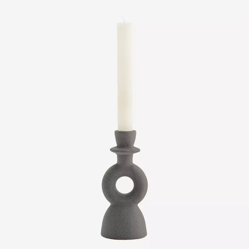 Madam Stoltz - Stoneware Candle holder