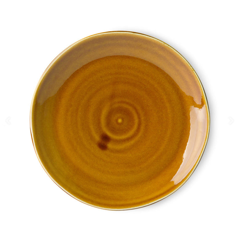 Japanese Dinner Plate - Brown