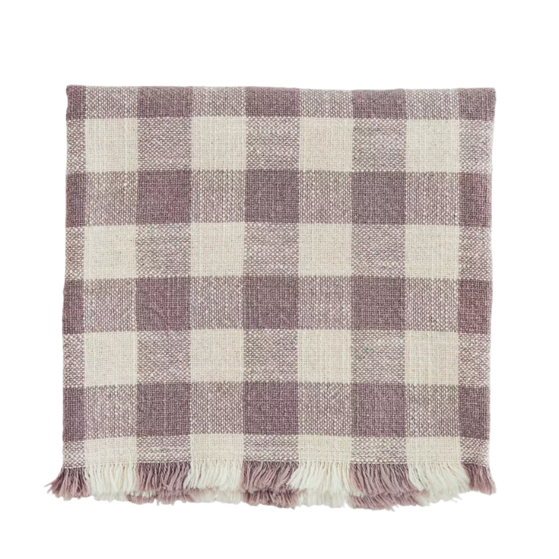 Checked Kitchen Towel - Lilac
