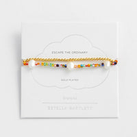 Rainbow Pearl Bracelet Set