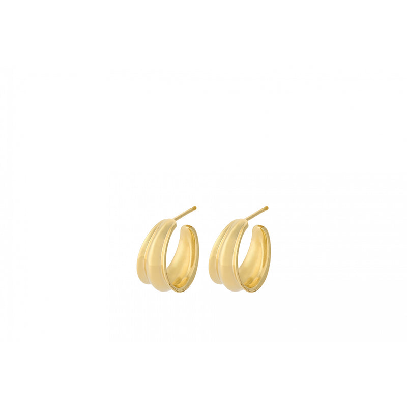 Ocean Shine Earrings - Gold Plated