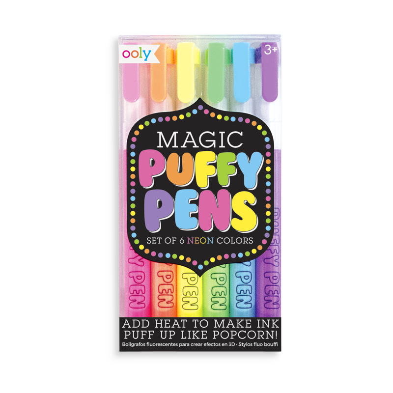 Magic Neon Puffy Pens