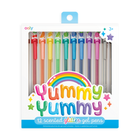 Yummy Yummy Scented Glitter Gel Pens 2.0 - Set of 12