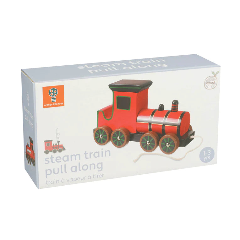 Orange Tree Toys - Pull Along Steam Train