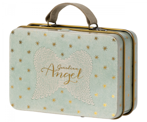 Angel Mouse in Suitcase
