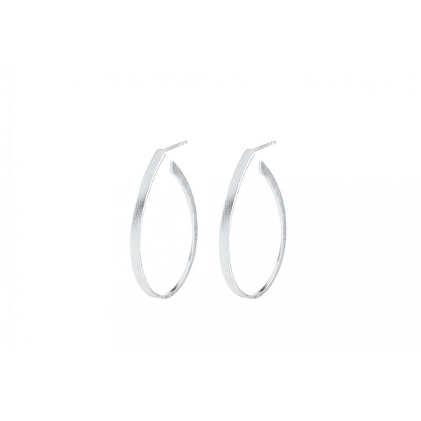 Oval Creoles - Silver