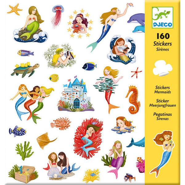 Djeco - Stickers - Mermaids