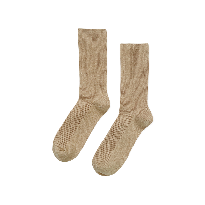 Solid Grandpa Socks - Oyster