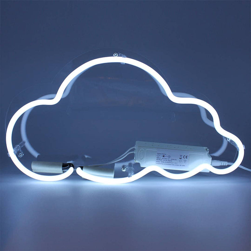 'Cloud' Glass Neon Wall Sign