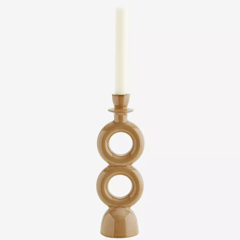 Stoneware Candle Holder