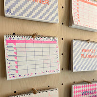 Weekly Planner - Pink & Green Star