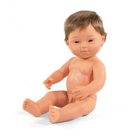Miniland - Down Syndrome - Caucasian Boy - 38 cm