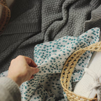 Organic Cotton Muslin Swaddle - Nordic Forest