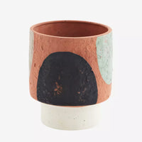 Madam Stoltz - Hand-painted Terracotta Flower Pot