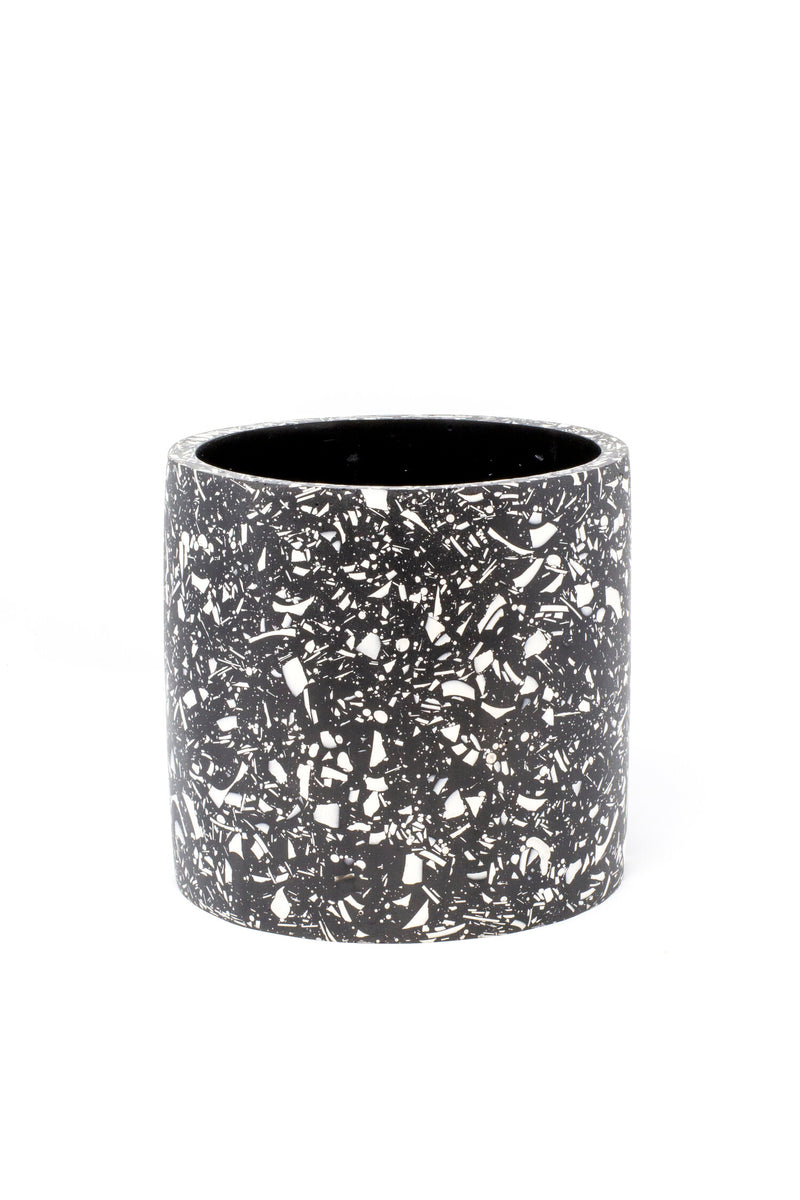 Salt Studios - Black & White Terrazzo Plant Pot