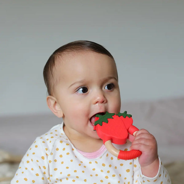 Nibbling - Strawberry Superfood Teething Toy
