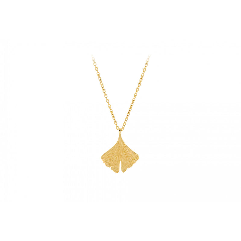 Biloba Necklace - Gold Plated