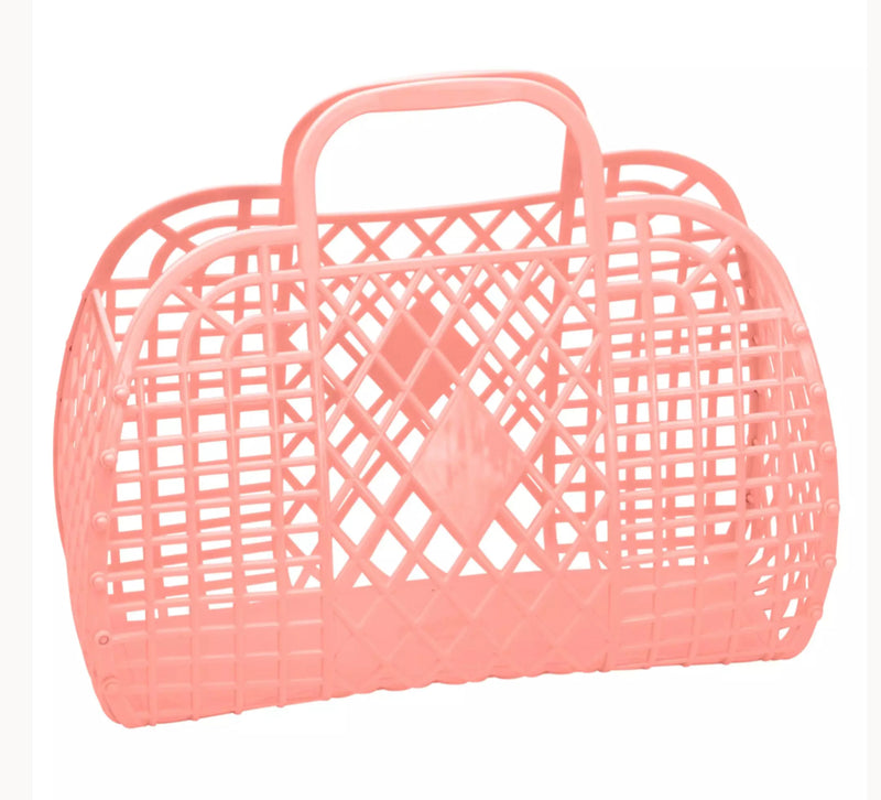 Sun Jellies - Retro Basket - Peach