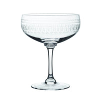 Cocktail Glasses with Ovals Design - Set of 4