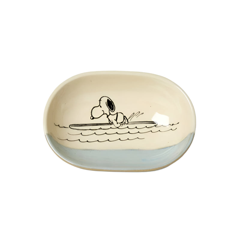 Peanuts Stoneware Dish - Surf's Up