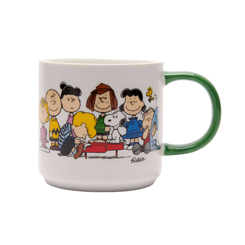 Peanuts Gang & House Mug