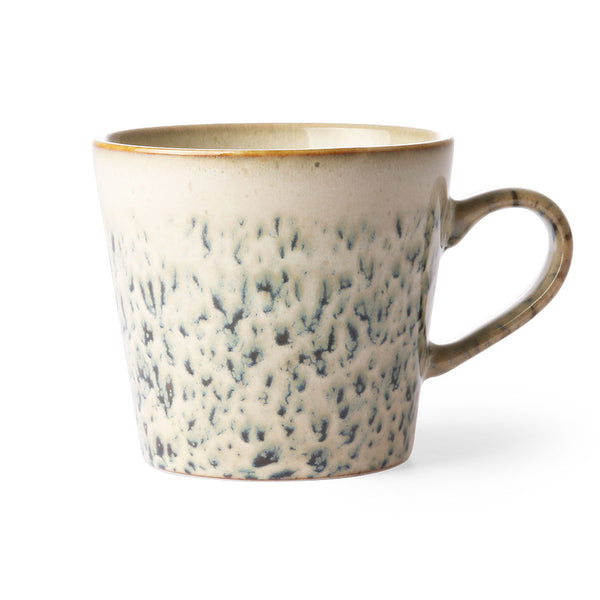 70s Ceramics: cappuccino Mug: hail