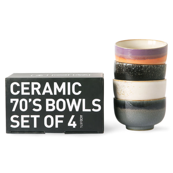 70s Ceramics - Bowls - Set of 4