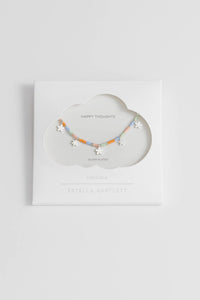 Ditsy Flower Miyuki Necklace - Silver Plated