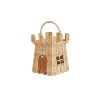 Rattan Castle Bag
