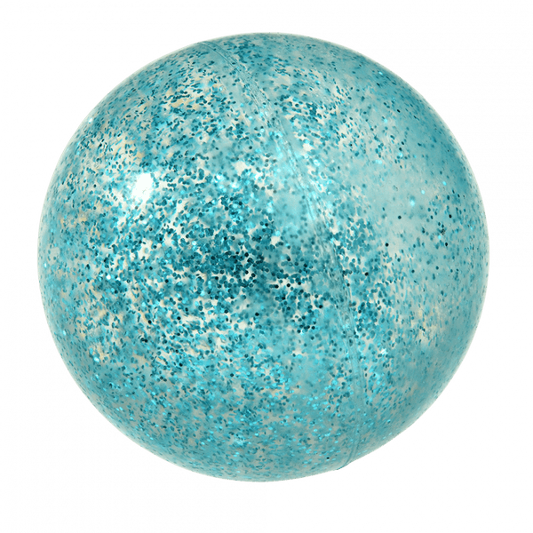 Blue Glitter Bouncy Ball
