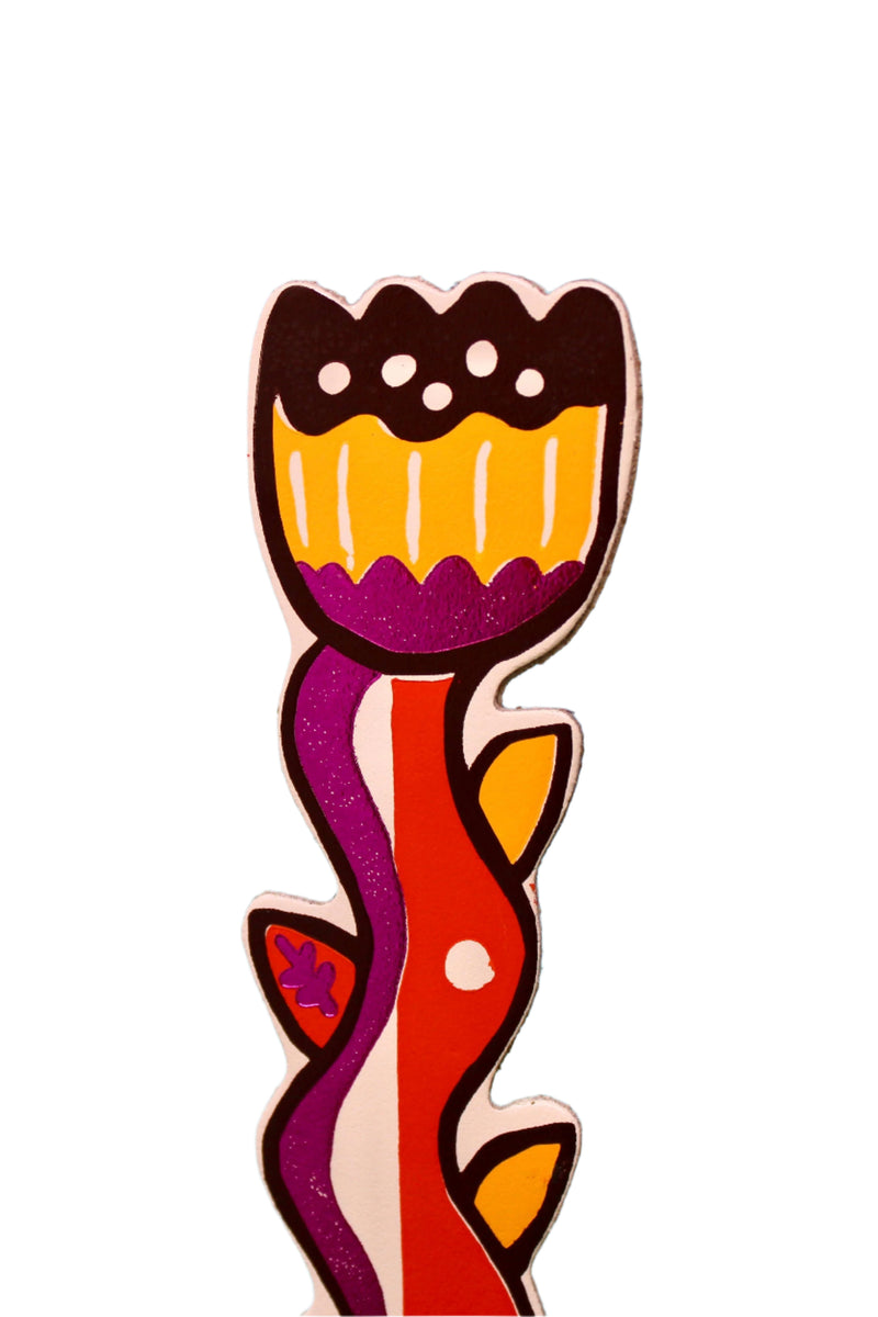 Tulip Blooming Lovely Bookmark - Cream